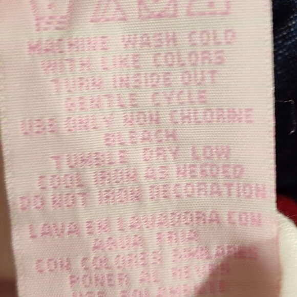 Baby Headquarters YK 2 Piece Set 18 Months Denim Dress & Snap Bottom Top NWT - Picture 11 of 14